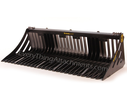 Skid Steer Skeleton Rock Bucket
